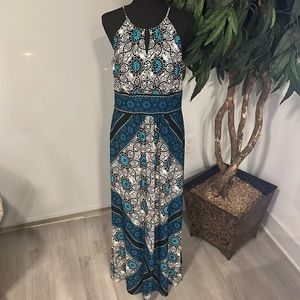 (EUC) London Times Maxi Dress